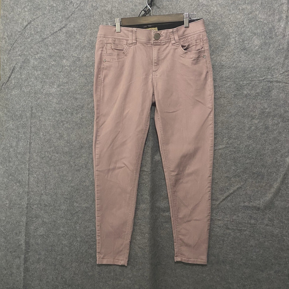 Democracy Ab Technology Jeans Womens Sz 8 Pink Skinny Ankle Pockets‎ - SEE NOTES - Picture 1 of 13